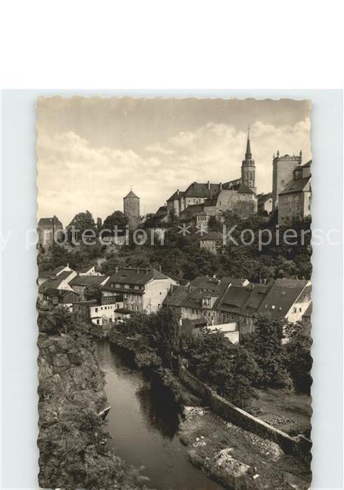 Bautzen Sachsen Blick vom Spreeufer