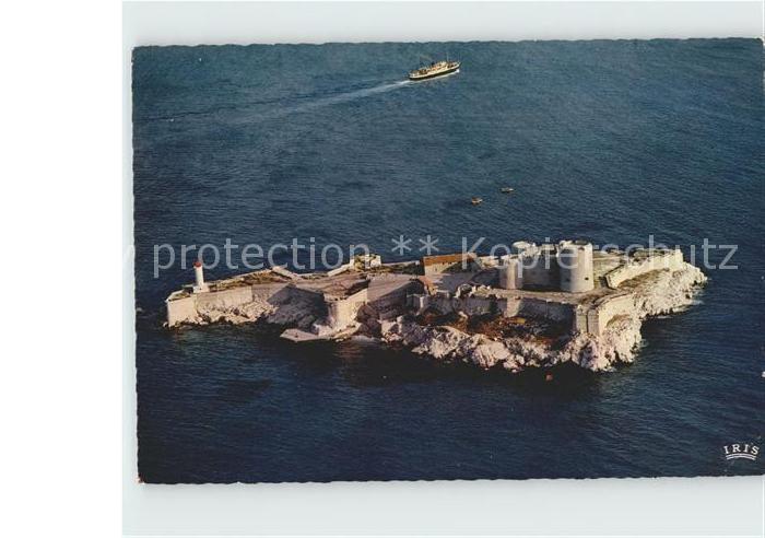 Marseille Bouches-du-Rhone Vue aerienne du Chateau d If
