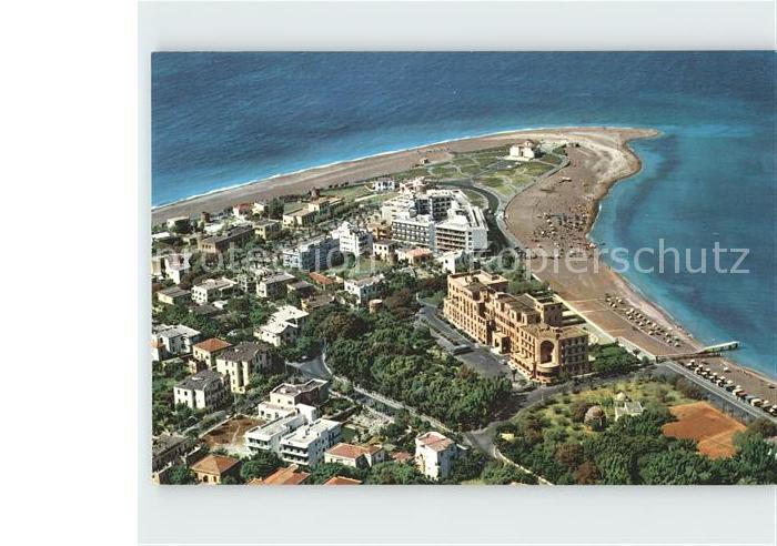 Rhodos Rhodes aegaeis Fliegeraufnahme