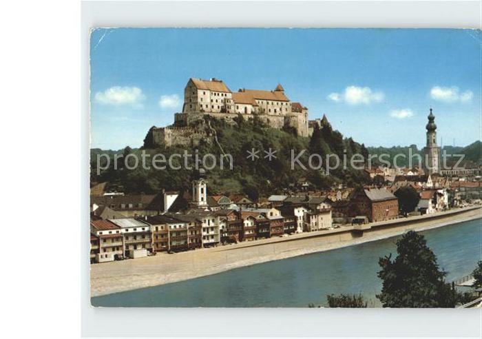 Burghausen Salzach Panorama mit Burg