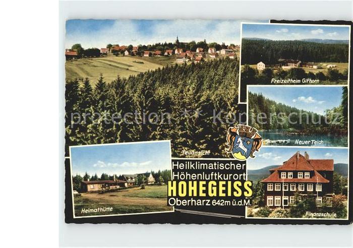 Hohegeiss Harz Panorama Kurort Freizeitheim Gifhorn Neuer Teich Finanzschule Hei