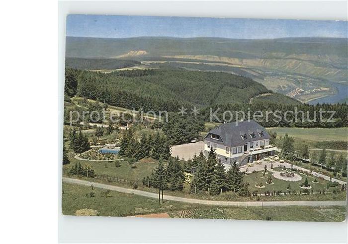 Briedel Hotel Jagdhaus Bummkopf Panorama Moseltal Fliegeraufnahme