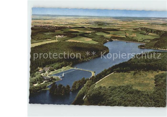 Kirchheim Euskirchen Steinbachtalsperre Fliegeraufnahme