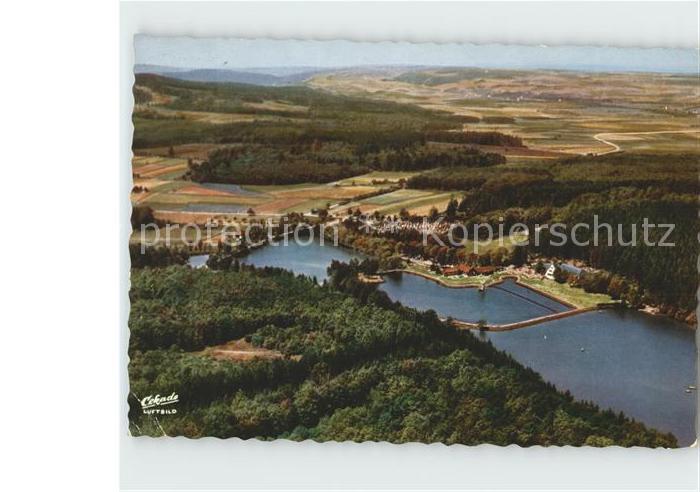 Kirchheim Euskirchen Steinbachtalsperre Fliegeraufnahme