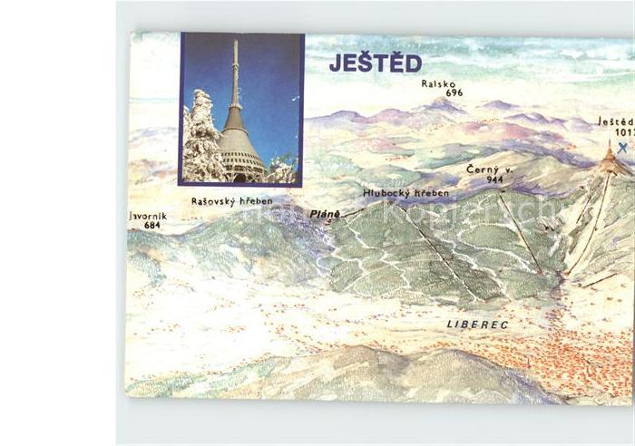 Jested Nejvyssi hora Jestedskeho hrbetu Luzickych hor