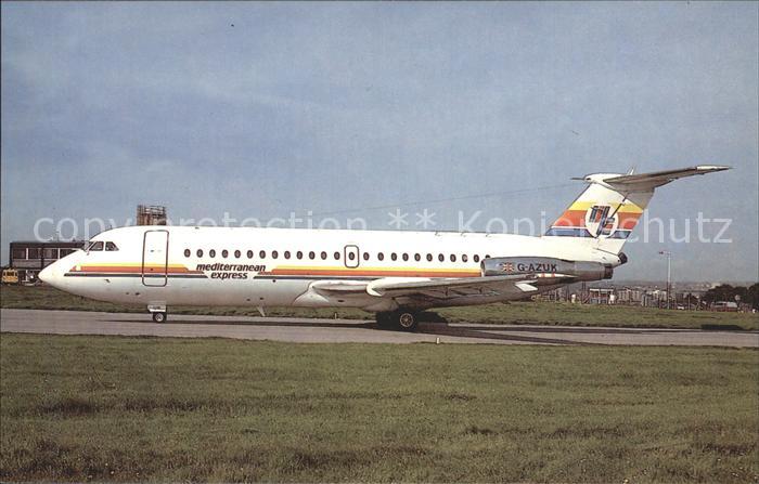 Flugzeuge Zivil Mediterranean Express BAe BAC 1-11-476FM G-AZUK c/n 239