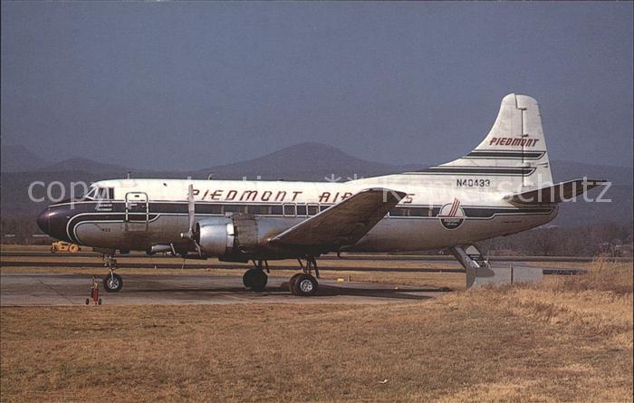 Flugzeuge Zivil Piedmont Airlines Martin 4-0-4 N40433 MSN 14168