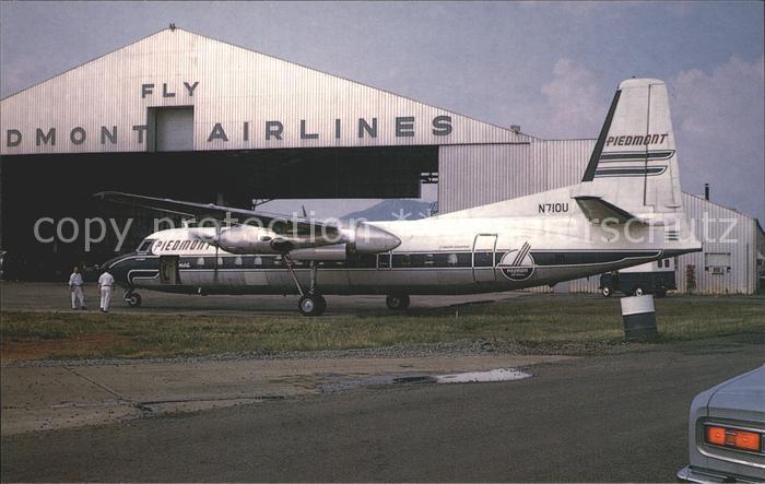Flugzeuge Zivil Piedmont Airlines Fairchild Hiller FH-227B N710U MSN 554