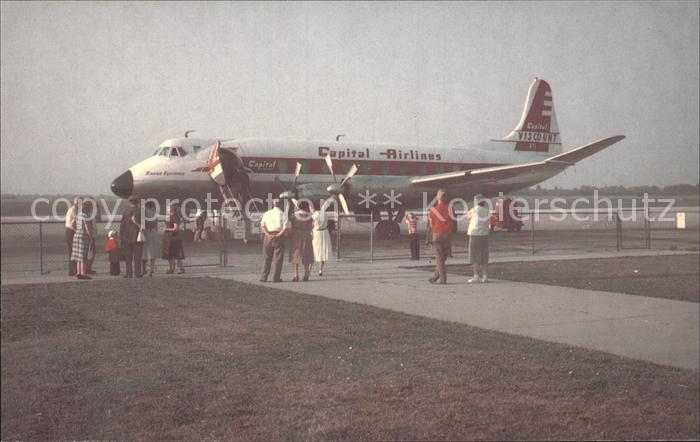 Flugzeuge Zivil Capital Airlines Viscount 745D N7452 MSN 208