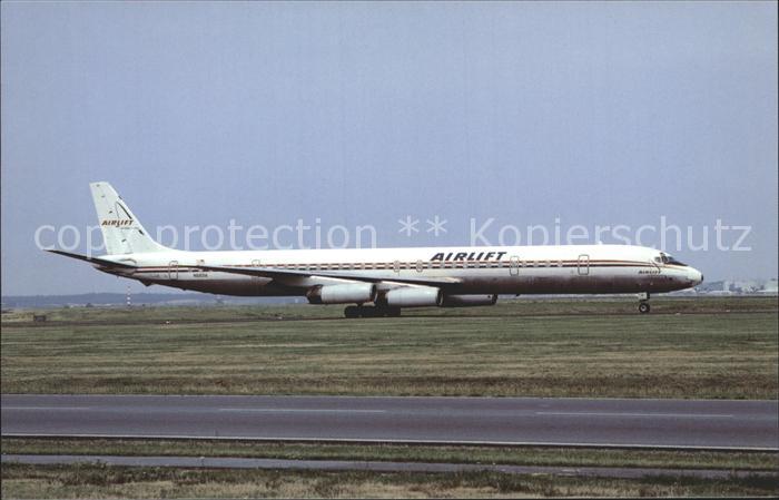 Flugzeuge Zivil Airlift 1945-1991 DC-8-63CF N6162A