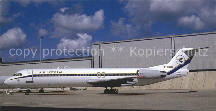 Flugzeuge Zivil Air Littoral F-OGQB Fokker 100 c/n 11273