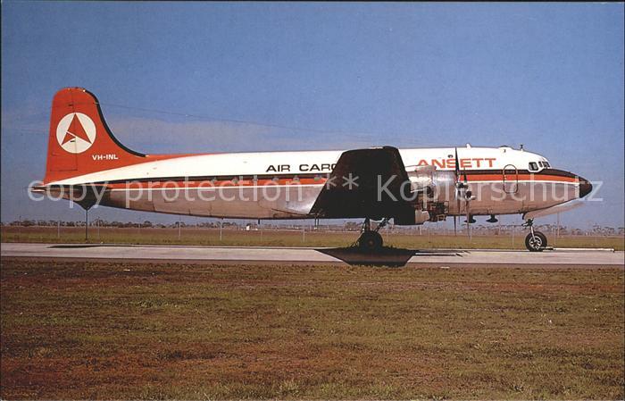 Flugzeuge Zivil Ansett Air Cargo McDouglas DC-4 VH-INL c/n 43071