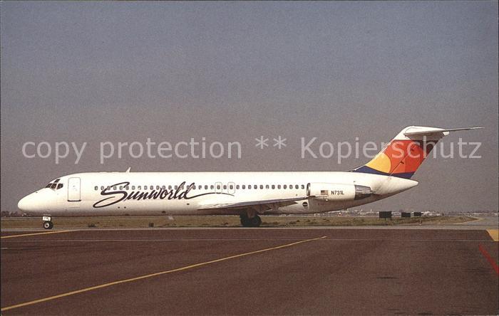 Flugzeuge Zivil Sunworld McDonnell Douglas DC-9-31 N731
