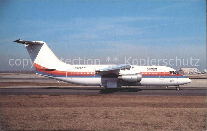 Flugzeuge Zivil United Express BAe 146-200A N603AW