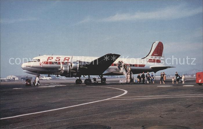 Flugzeuge Zivil PSA Pacific Southwest Airlines DC-4