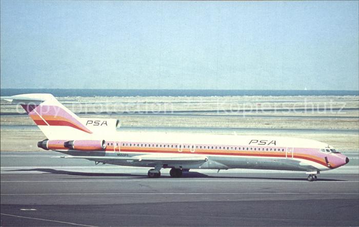Flugzeuge Zivil PSA Pacific Southwest Airlines Boeing 727