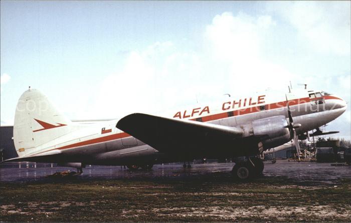 Flugzeuge Zivil Alfa Chile Curtiss C-46 Commando