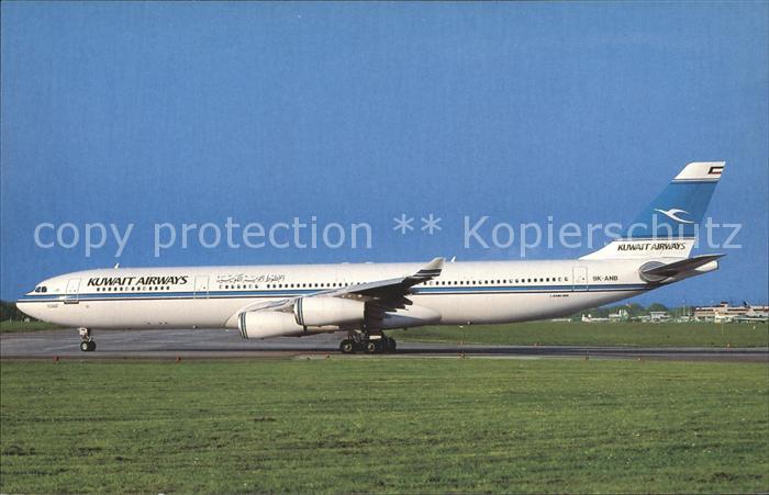Flugzeuge Zivil Kuwait Airways Al Sabahiya 9K-ANB A340-313