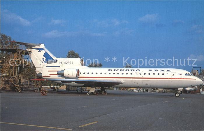 Flugzeuge Zivil Bykovo Avia Yakovlev 42 RA-42324