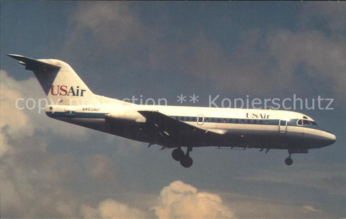 Flugzeuge Zivil USAir F-28 N463AU