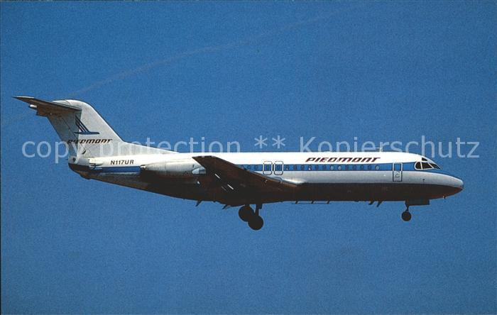 Flugzeuge Zivil Piedmont Airlines Fokker F-28-4000 N117UR c/n 11222