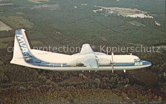 Flugzeuge Zivil Mississippi Valley Airlines Inc. Fokker F-27 Friendship