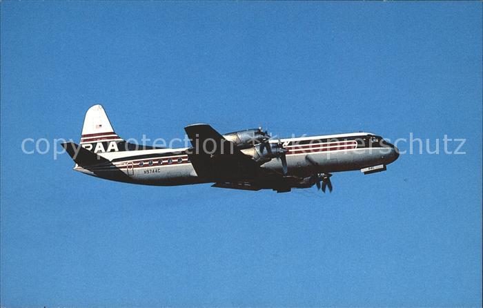 Flugzeuge Zivil Reeve Aleutian Airways Lockheed L-188PF Eoeectra N9744C c/n 1140