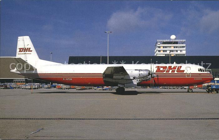 Flugzeuge Zivil DHL Worldwide Express G-APEM Vickers Merchantman c/n 716