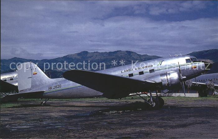 Flugzeuge Zivil Lansa Colombia DC-3C HK-2820 c/n 20171