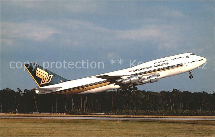 Flugzeuge Zivil Singapore Airlines Boeing 747-312 9V-SKA c/n 23026