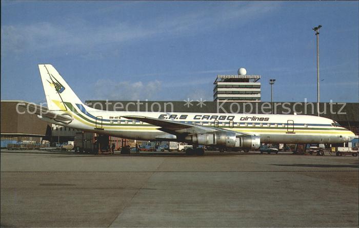 Flugzeuge Zivil EAS Cargo Airlines McDonnell Douglas DC-8-55F 5N-ATS c/n 45817