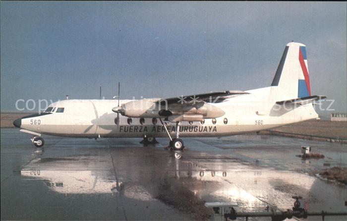 Flugzeuge Zivil Fuerza Aerea Uruguaya Fokker F-27 MK 560