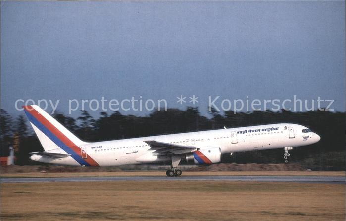 Flugzeuge Zivil Royal Nepal Airlines Boeing 757-200 9N-ACB