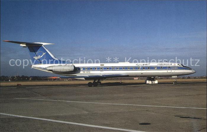 Flugzeuge Zivil Syrianair Tupolev Tu-134B YK-AYD