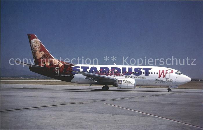 Flugzeuge Zivil Western Pacific Airlines Stardust Boeing 737-300 N950WP