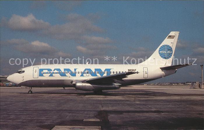 Flugzeuge Zivil Pan Am Boeing 737-222