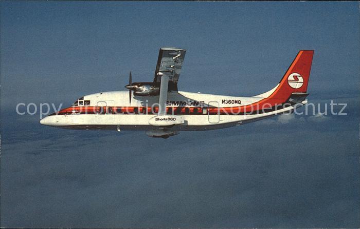 Flugzeuge Zivil Simmons Airlines Shorts 360 N360MQ c/n