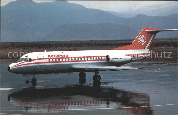 Flugzeuge Zivil AeroPeru Fokker F-28-1000 OBR-1018