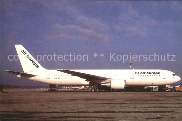 Flugzeuge Zivil Air Europe Boeing 767/3P6 A40-GT c/n 26238/440