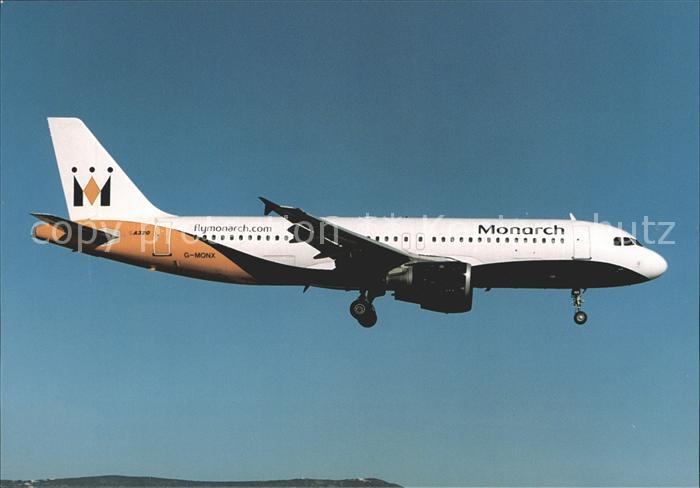 Flugzeuge Zivil Monarch A320-200 G-MONX