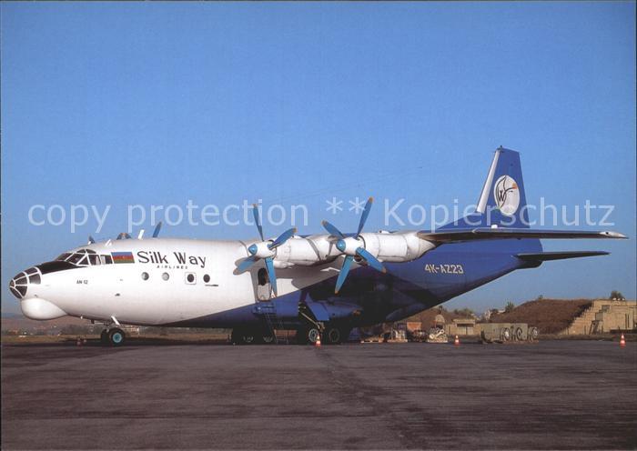 Flugzeuge Zivil Silkway Air AN-12 4K-AZ23 c/n 8345605