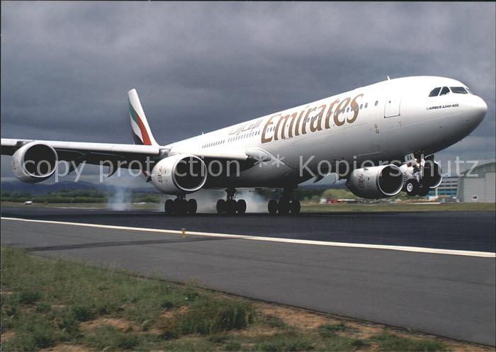 Flugzeuge Zivil Emirates A340-541 A6-ERA Cn 457