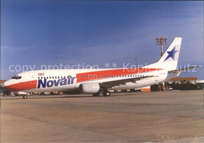 Flugzeuge Zivil Novair 737-300 G-BOPJ