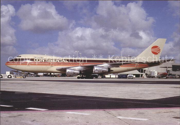 Flugzeuge Zivil Continental Peoplexpress cs Boeing 747-243B N605PE