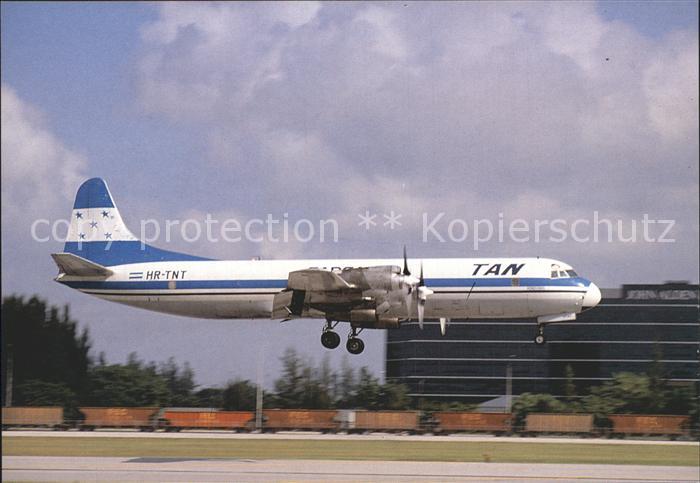 Flugzeuge Zivil TAN Honduras Lockheed 188 Electra HR-TNT