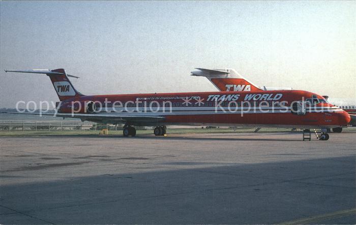 Flugzeuge Zivil TWA Trans World Airlines McDonnell Douglas DC-9-83 EI-BWD