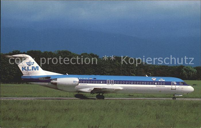 Flugzeuge Zivil KLM Royal Dutch Airlines Fokker 100 PH-KLE cn 11270