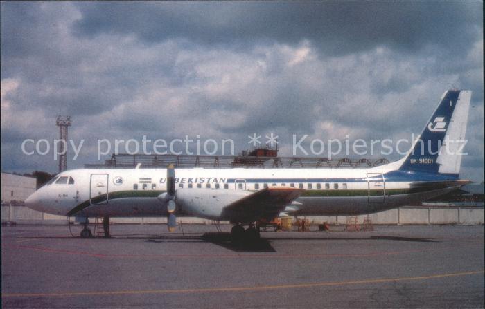 Flugzeuge Zivil Uzbekistan Airways IL-114 UK-91001 c/n 101343823024