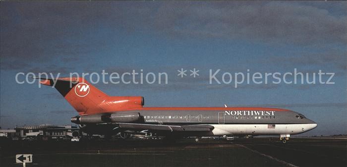 Flugzeuge Zivil Northwest Airlines Boeing 727-14