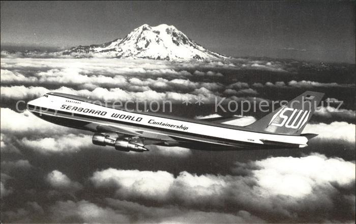 Flugzeuge Zivil Seabord World Airlines Boeing 747F